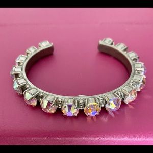 Sorrelli Cuff Bracelet Silver Aurora Borealis